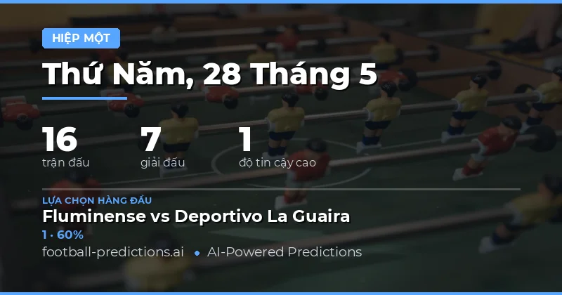 Dự Đoán Kết Quả Nửa Đầu Bóng Đá Hôm Nay 28 Tháng 5 Năm 2026