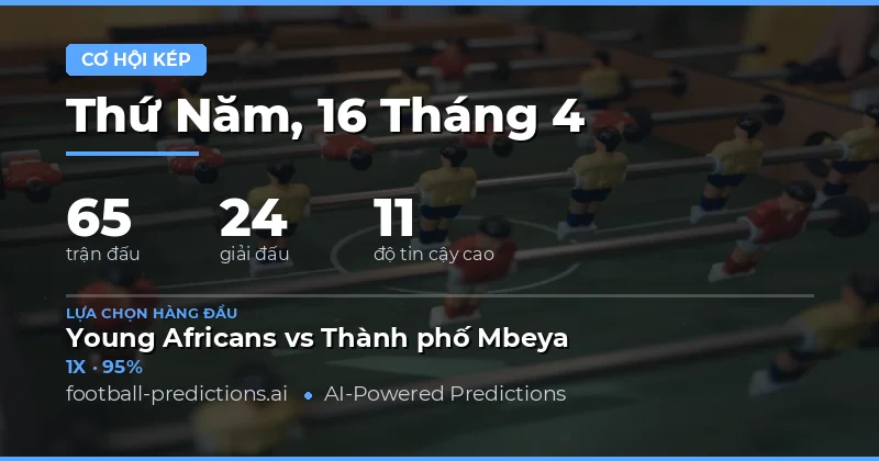 Kịch bản Kèo Hai Kết Quả trong ngày thi đấu 16/4/2026