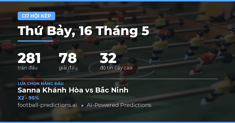 Dự Đoán Kép Ngày 16 Tháng 5 Năm 2026