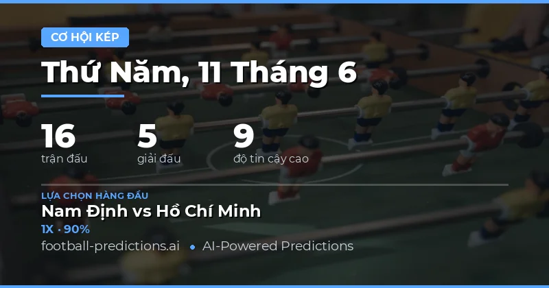 Top DC Picks cho ngày 11/06/2026