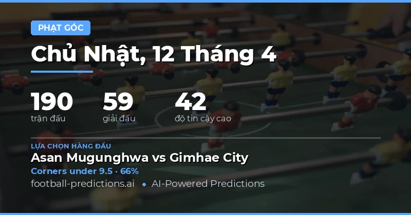 Các Tỷ Lệ Cầu Thép Trong Ngày 12 Tháng 4 Năm 2026