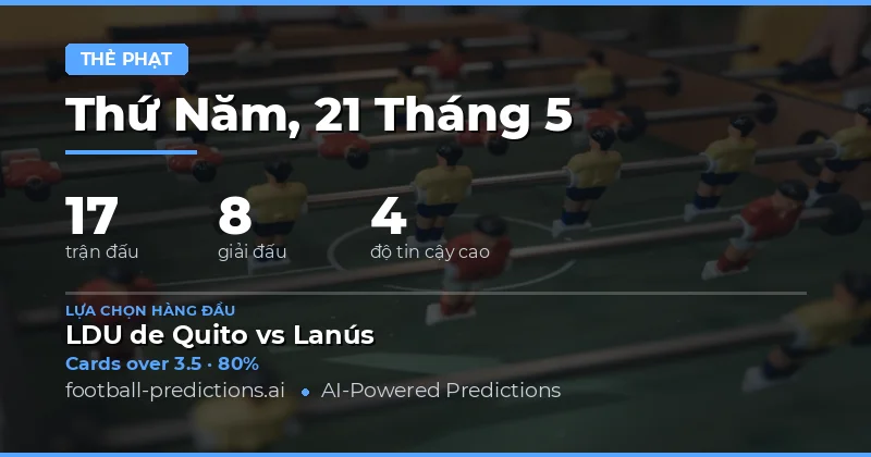 Tổng quan thị trường thẻ vàng bóng đá hôm nay