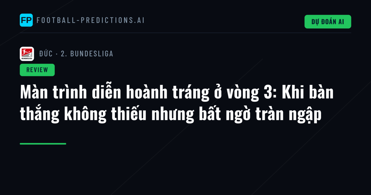 Màn trình diễn hoành tráng ở vòng 3: Khi bàn thắng không thiếu nhưng bất ngờ tràn ngập