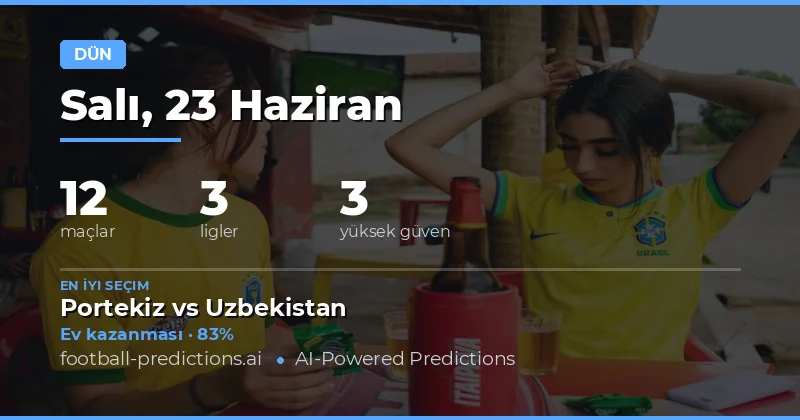 Salı Günü Futbol Tahminleri Değerlendirmesi
