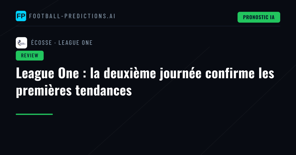 League One : la deuxième journée confirme les premières tendances