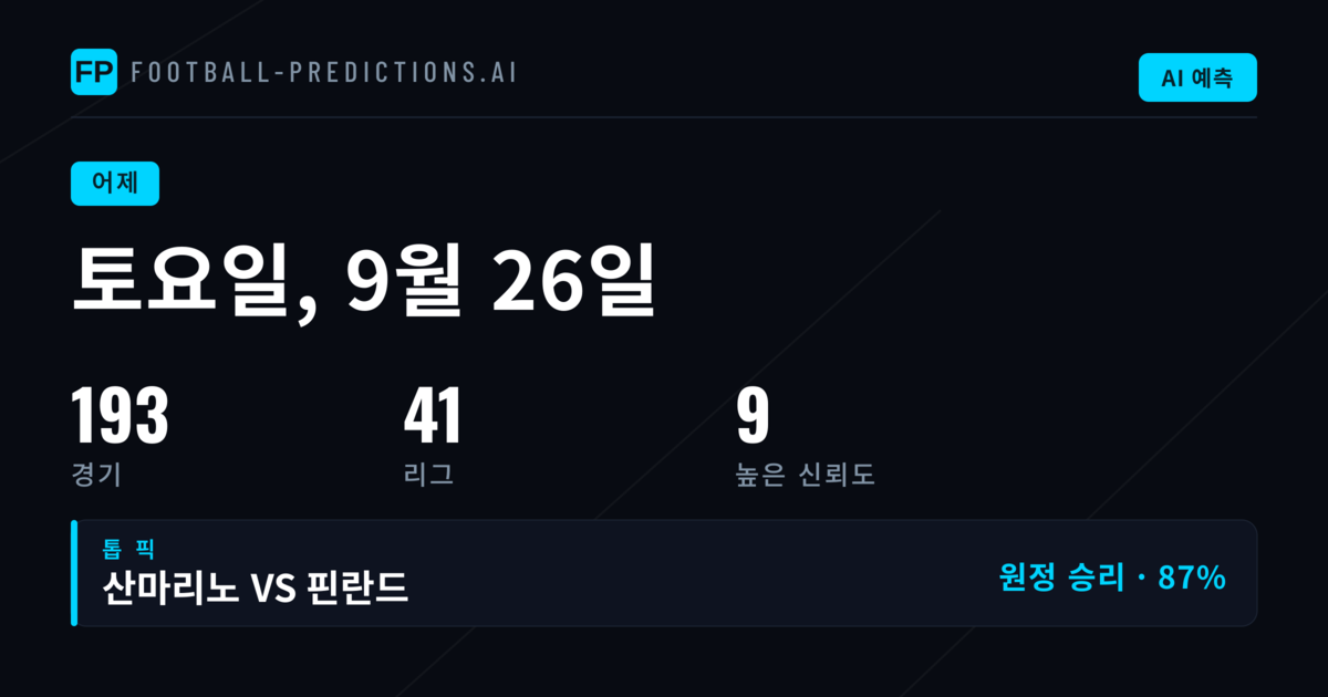 하루 전체 예측 정확도 종합