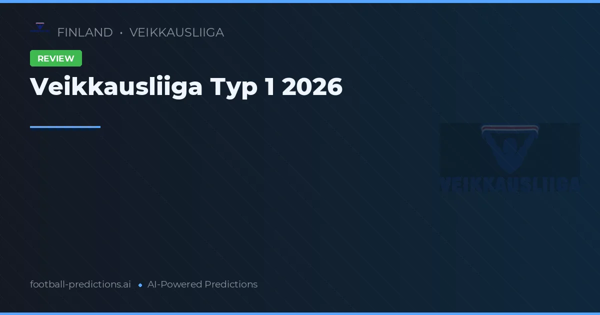 Veikkausliiga Тур 1 2026