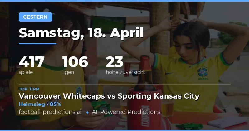 Ergebnisse des 18. April 2026 – Ein Tag mit Vielfalt