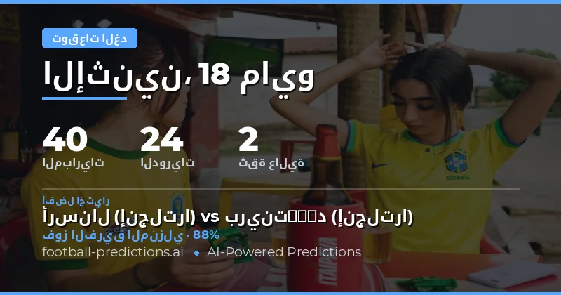 تحليل شامل لتوقعات مباريات كرة القدم ليوم غد