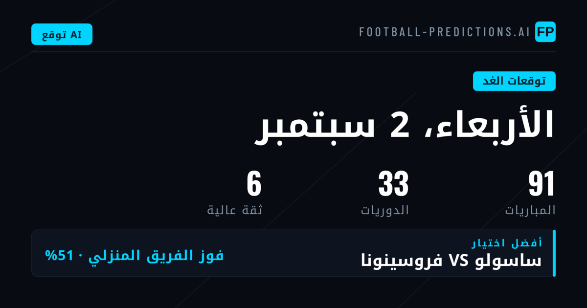 نظرة شاملة على مباريات الأربعاء