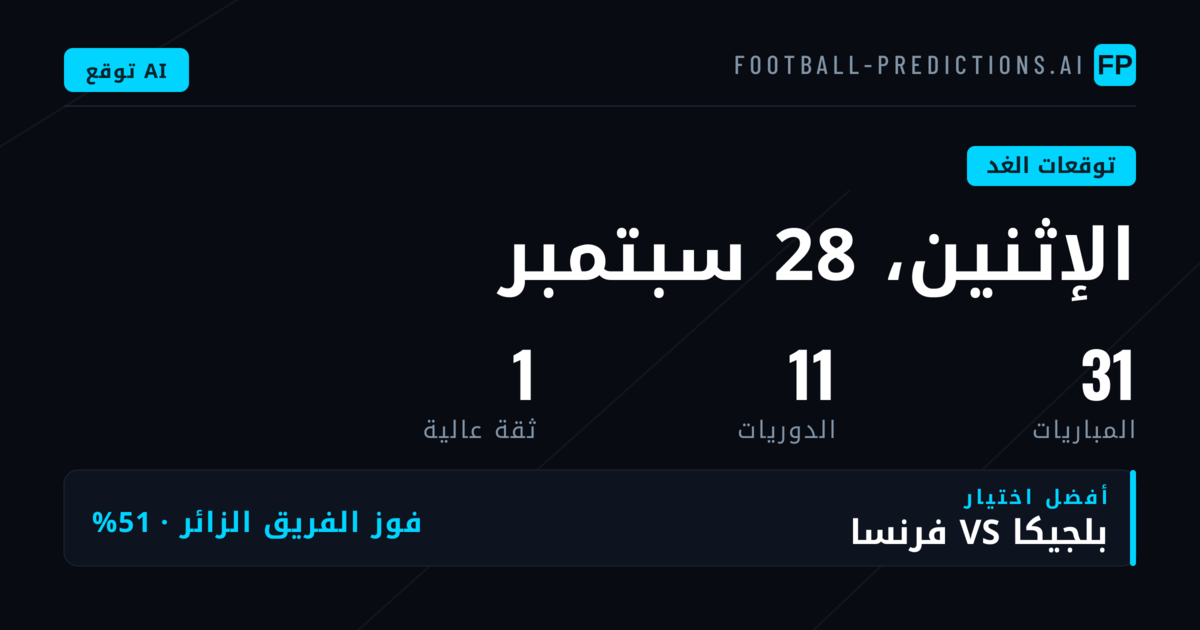 تحليل يوم الاثنين: تنوع المسابقات وتباين الفرص