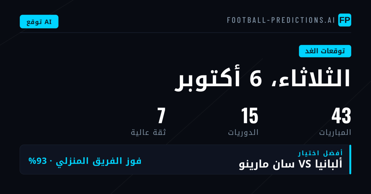 نظرة عامة على مباريات الثلاثاء