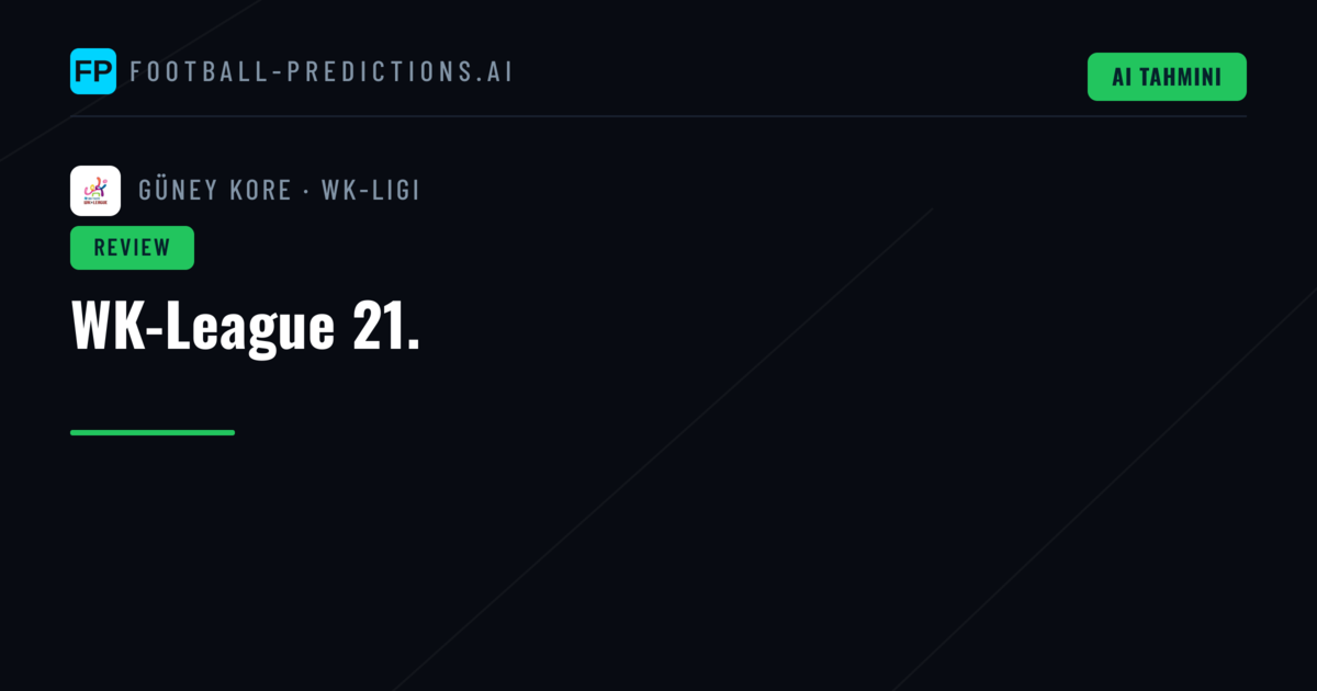WK-League 21.
