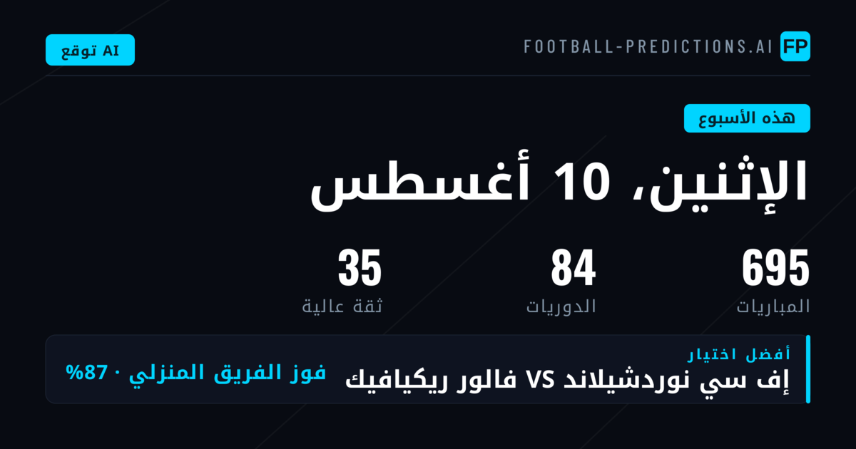 أفضل التوقعات للمرحلة من الاثنين 10 أغسطس حتى الأحد 16 أغسطس 2026