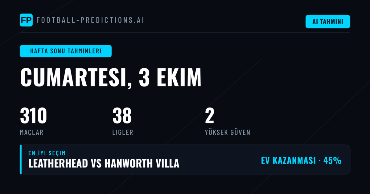 Cumartesi 3 Eki – Pazar 4 Eki FA Cup İddaa Tahminleri