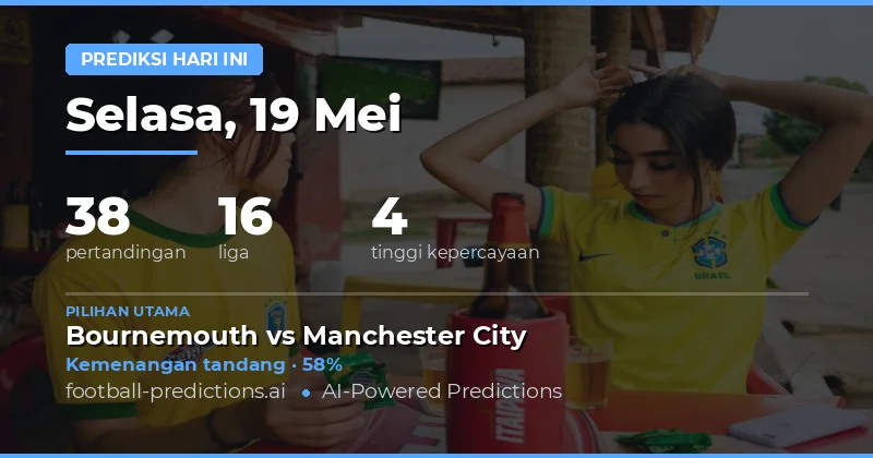 Prediksi Sepak Bola Hari Ini: 19 Mei 2026