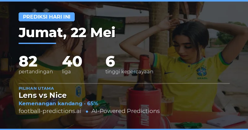 Prediksi Bola Hari Ini 22 May 2026: Analisis Mendalam 82 Fixtur Utama