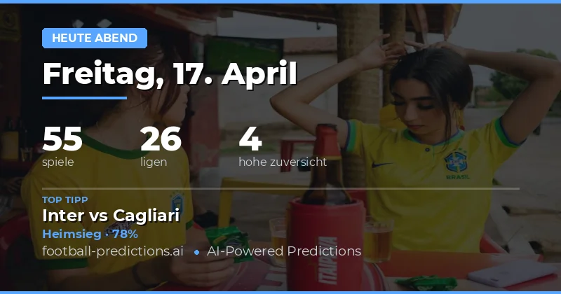 Heute Abend: Spannende Spiele mit hohem Wettquotenpotenzial