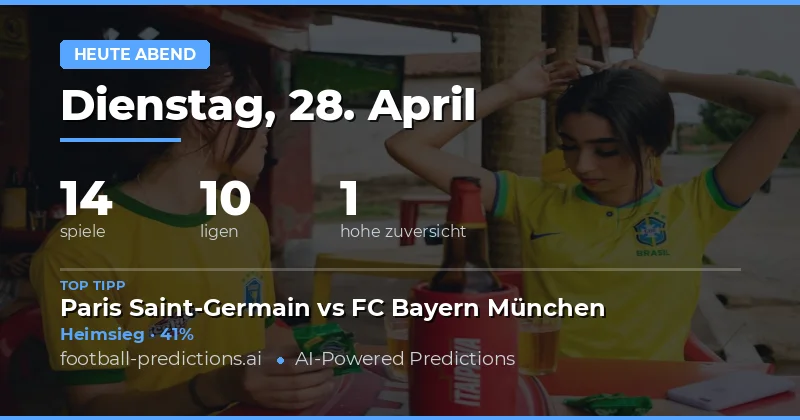 Fußball-Vorhersagen für den 28. April 2026