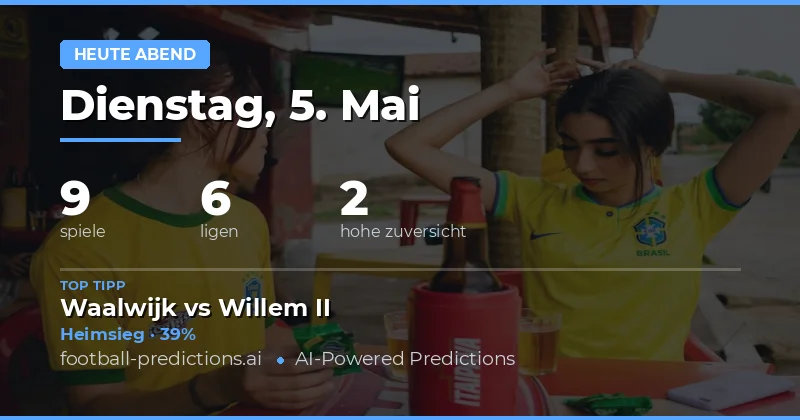 Fußball Vorhersagen für heute Abend