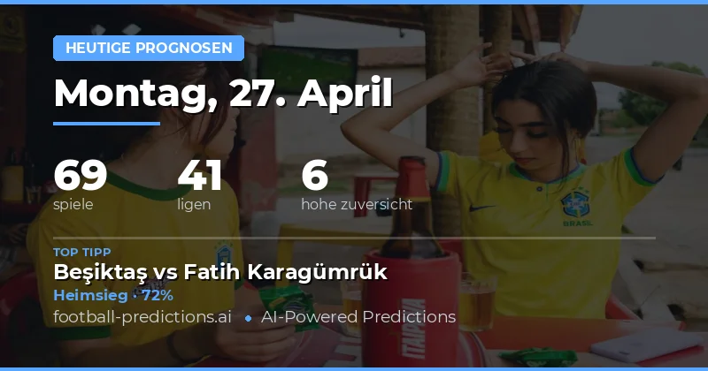 Fussball Vorhersagen für den 27. April 2026