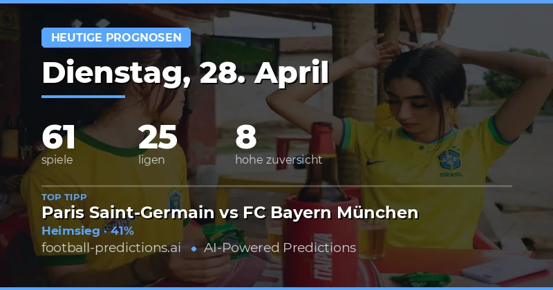 Fußball-Vorhersagen und Tipps für den 28. April 2026