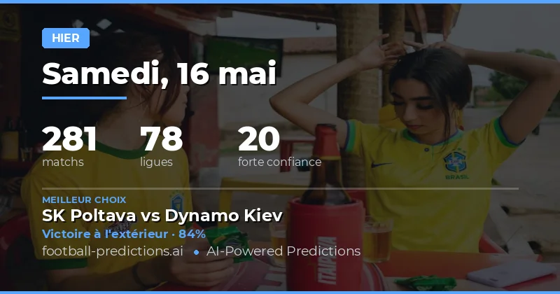 Bilan global des prédictions du 16 mai 2026