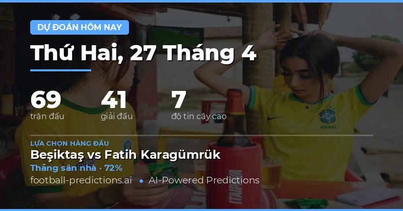 Dự Đoán & Mẹo Bóng Đá — Thứ Hai, 27 Tháng 4, 2026