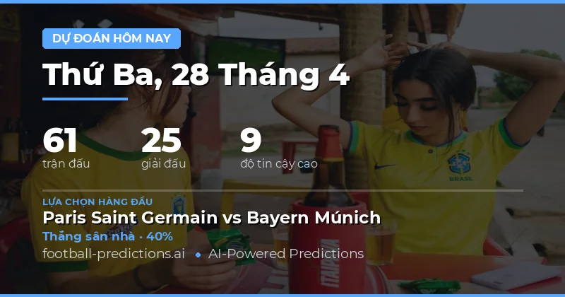 Tổng quan thị trường bóng đá ngày 28 tháng 4 năm 2026