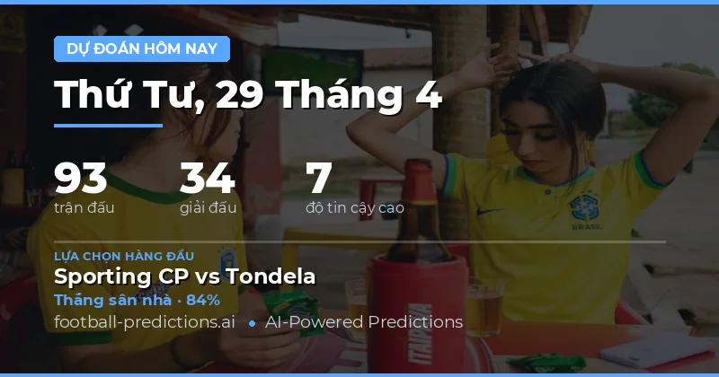 Tổng quan thị trường cá cược bóng đá ngày 29 tháng 4 năm 2026