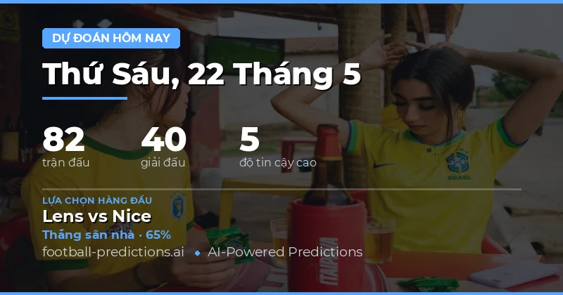 Tổng quan thị trường cá cược ngày 22 tháng 5 năm 2026