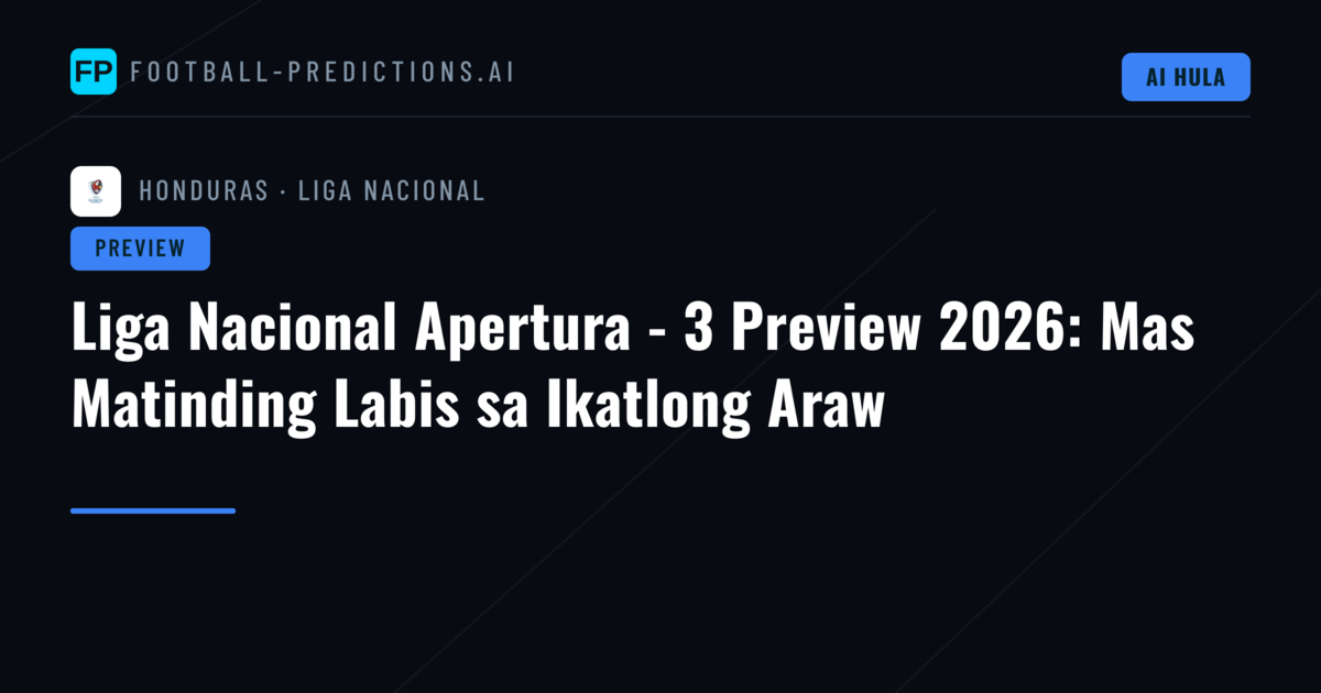 Liga Nacional Apertura - 3 Preview 2026: Mas Matinding Labis sa Ikatlong Araw