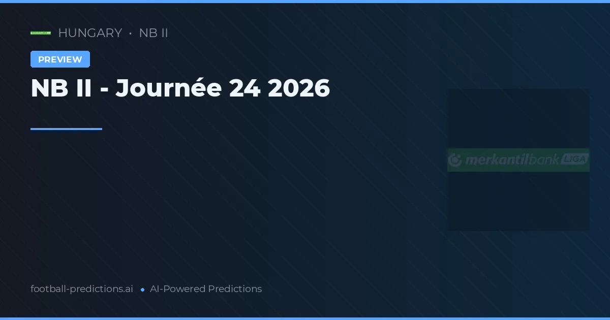 NB II - Journée 24 2026