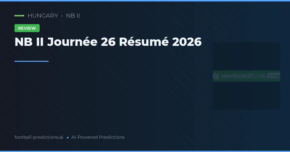 NB II Journée 26 Résumé 2026