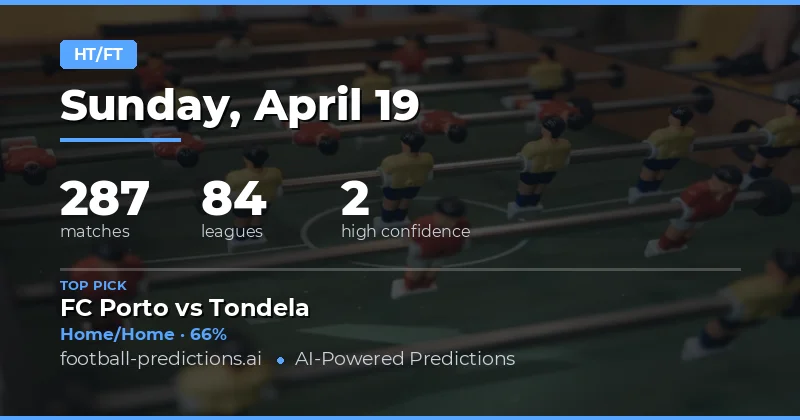 Exploring Half Time / Full Time Trends Across 287 Fixtures