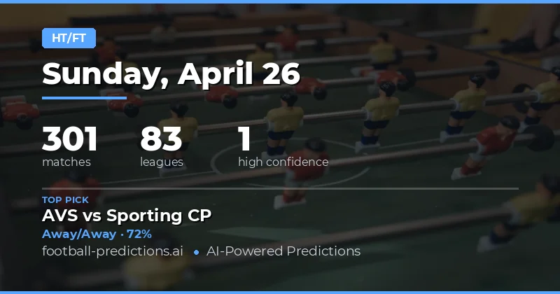 Navigate the Complexity of 301 Fixtures on 26 Apr 2026