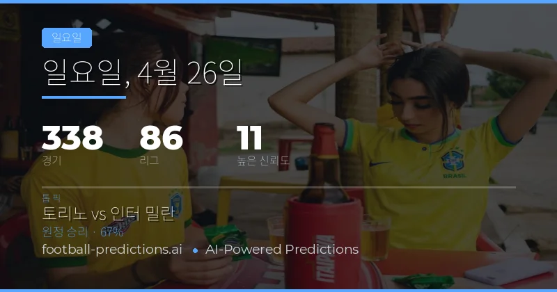 26 Apr 2026 일요일 경기 전망