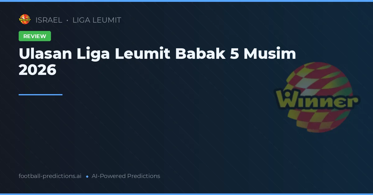 Ulasan Liga Leumit Babak 5 Musim 2026