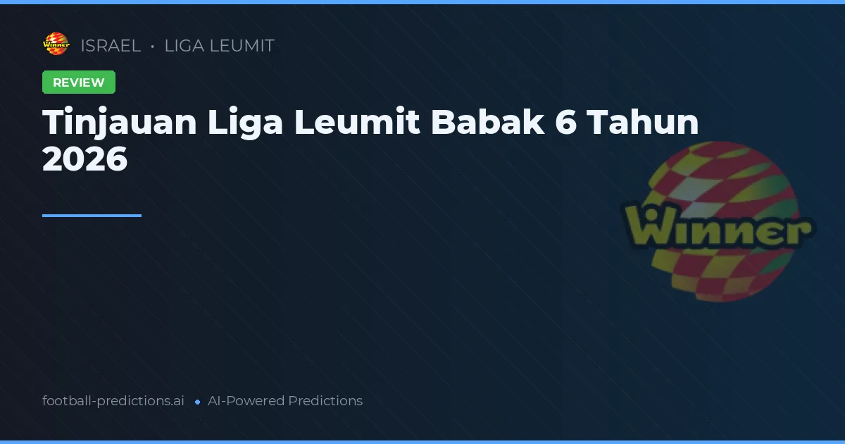 Tinjauan Liga Leumit Babak 6 Tahun 2026