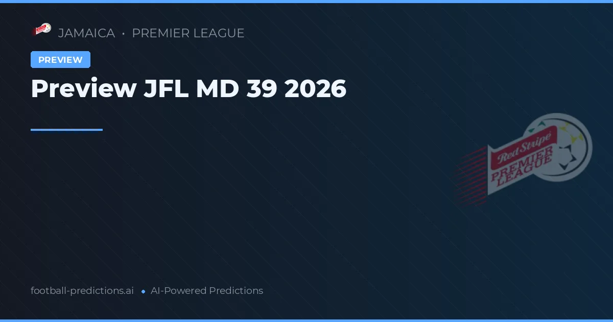 Preview JFL MD 39 2026