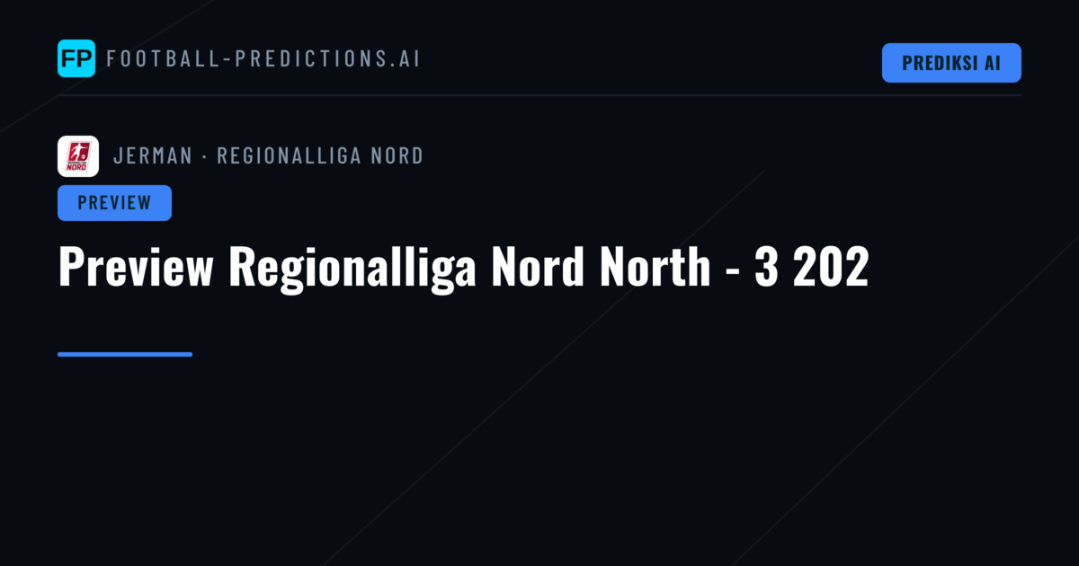 Preview Regionalliga Nord North - 3 202