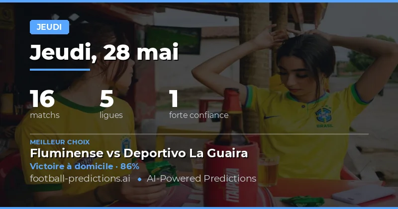 Analyse des Matchs du Jeudi 28 Mai 2026