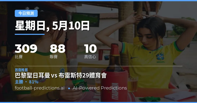 2026年5月10日足球賽事深度前瞻