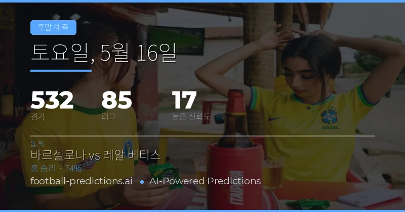 주말 축구 시장 동향 및 핵심 통계 분석