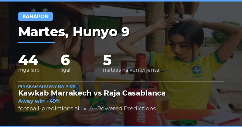 Maikling Review ng mga Resulta sa Martes, 9 Hunyo 2026