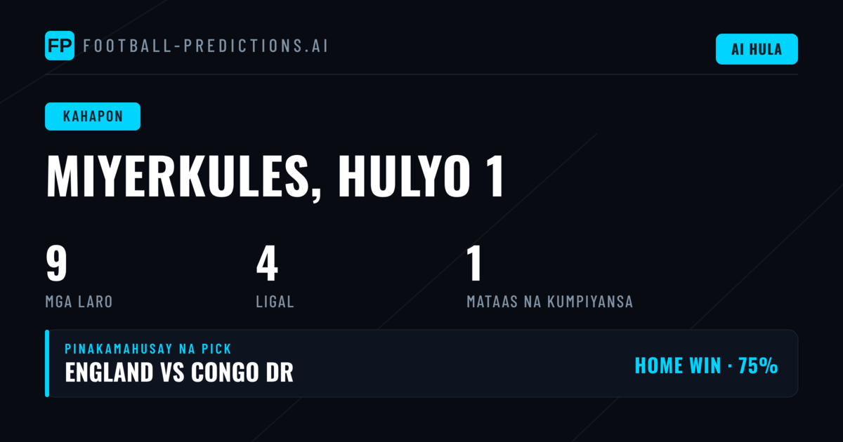 Isang Araw na Punô ng Dramang Football: Ang Aming mga Prediksyon noong Hulyo 1, 2026