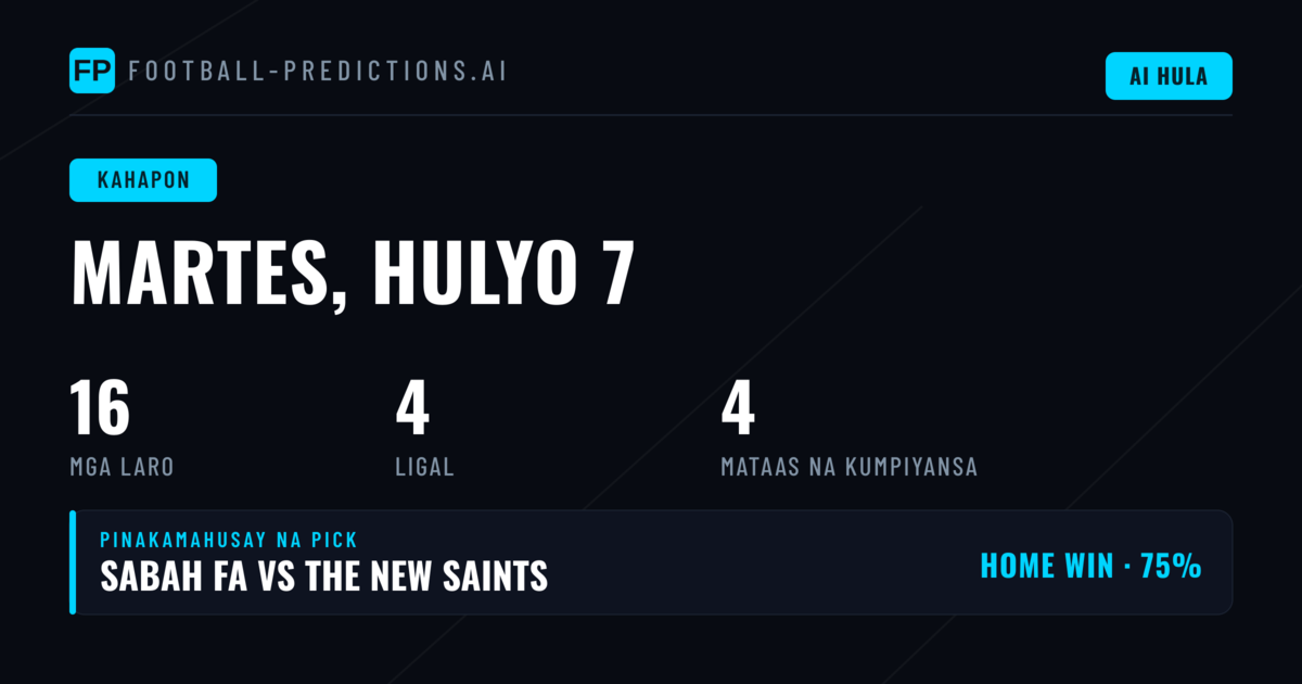 Resulta ng Baklayt: Martes, 7 Hulyo 2026