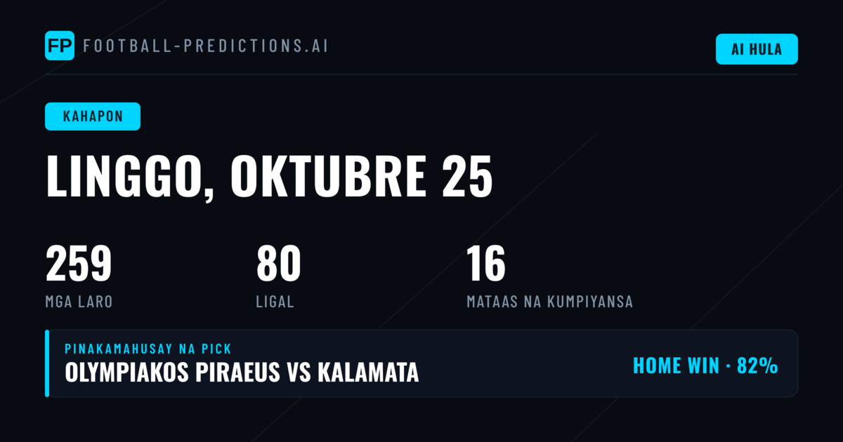Pagsusuri ng Prediksyon sa Labanan ngayong Linggo