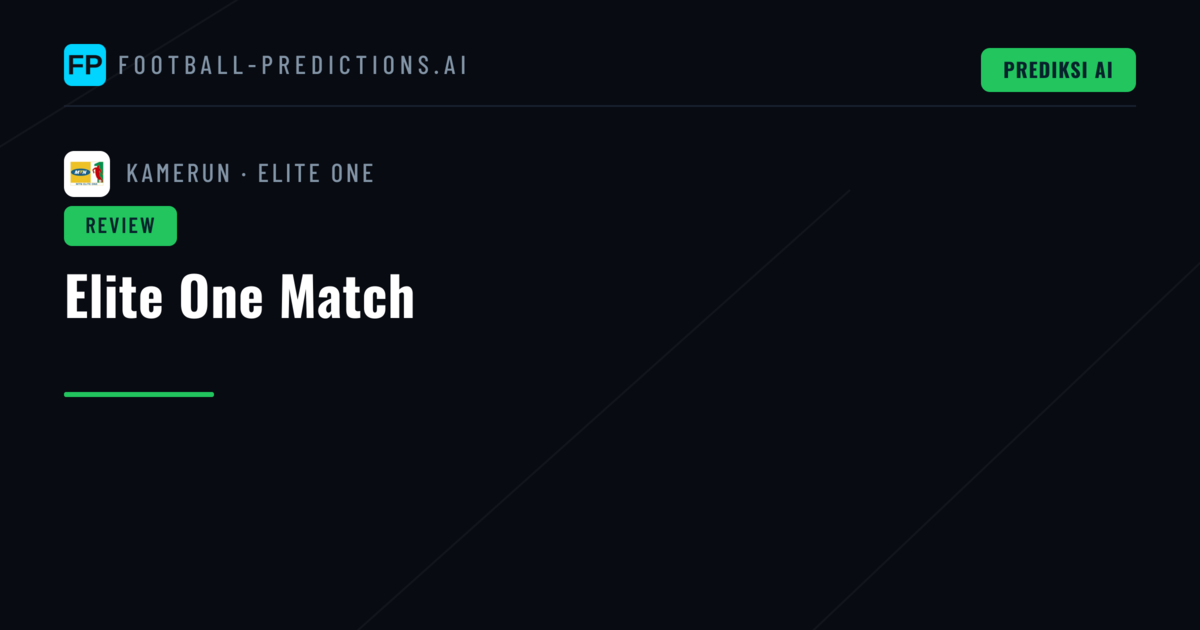 Elite One Match