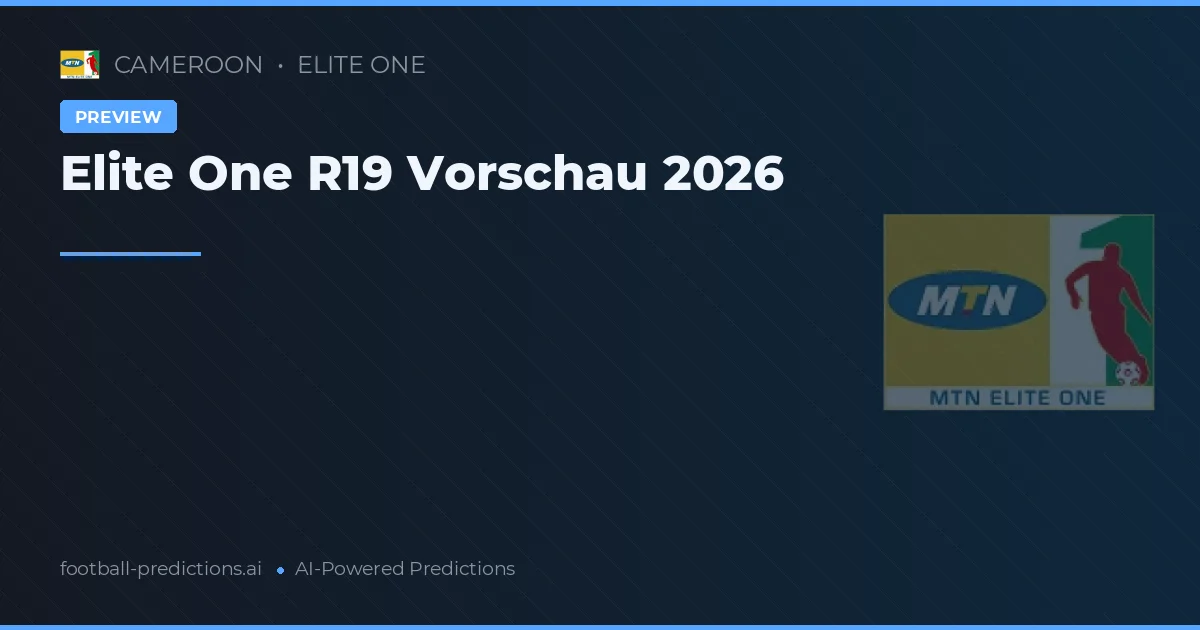 Elite One R19 Vorschau 2026